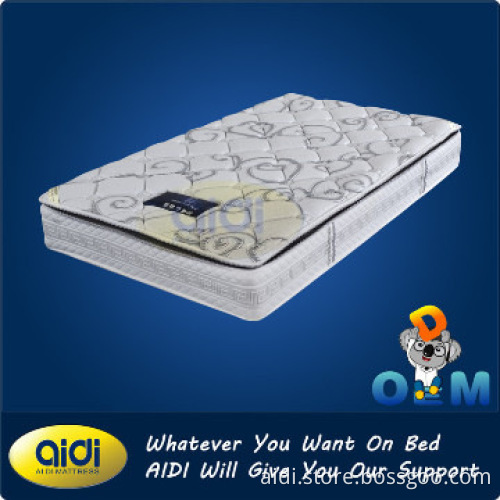 bedroom furniture comfortable pillow top pocket spring mattress